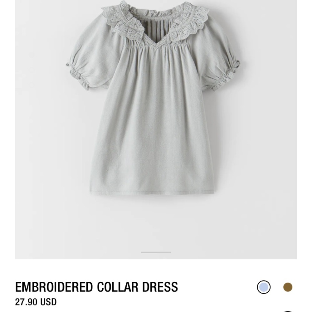 NWT Zara  dress. Size  4-5 years.